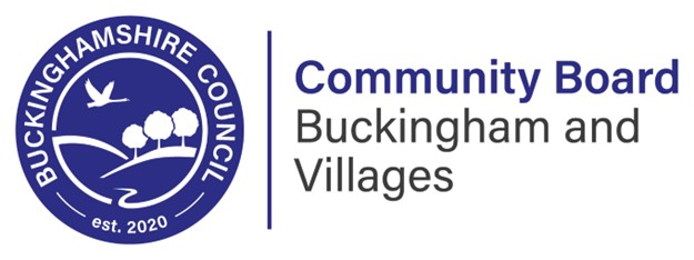 Logo that reads Community Board Buckingham and Villages